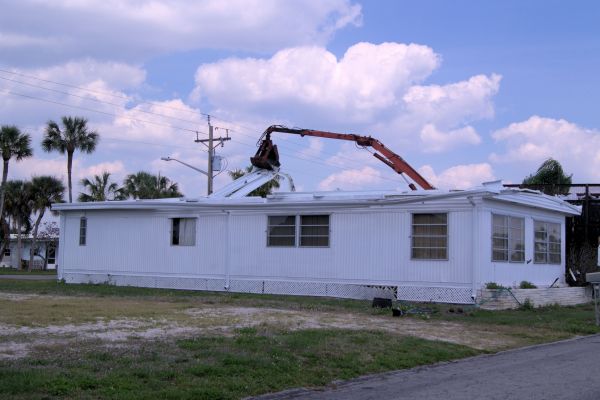 Mobile Home Demolition in Denham Springs