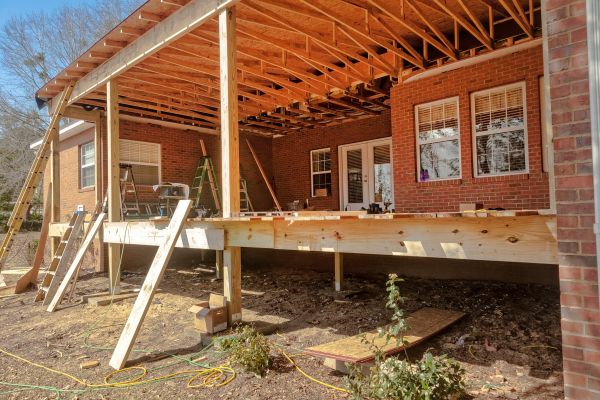 Porch Demolition in Denham Springs