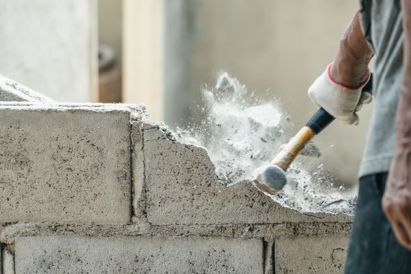 Block Wall Demolition in Denham Springs